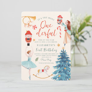 Kerst Waterverf Onederful Baby Verjaardag Kaart