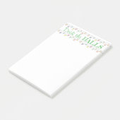 Kerst Waterverf Ornamenten Dek de zalen Post-it® Notes (Schuin)