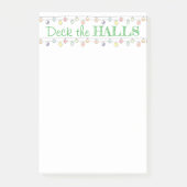 Kerst Waterverf Ornamenten Dek de zalen Post-it® Notes (Voorkant)