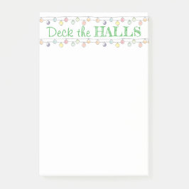 Kerst Waterverf Ornamenten Dek de zalen Post-it® Notes