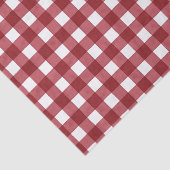 Kerst Waterverf Red Buffalo Check cadeauverpakking Tissuepapier (Detail)