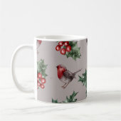 Kerst Waterverf Robin Vogels Patroon Koffiemok (Links)