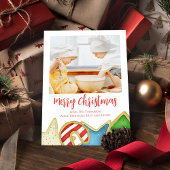 Kerst Waterverf Schattigee Waterverf Cookies Leuk Feestdagenkaart