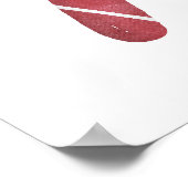 Kerst waterverf snoepriet poster (Hoek)