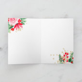 Kerst waterverf stethoscoop verpleegster bedankt (Binnen)