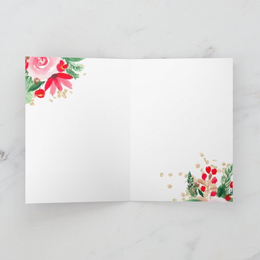 Kerst waterverf stethoscoop verpleegster bedankt (Binnen)