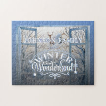 Kerst Waterverf Winter Wonderland Decoratie