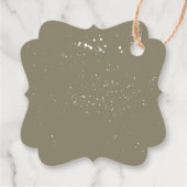 Kerst Waterverf Winterlandschap Bedankjes Labels (Achterkant)