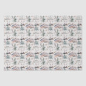 Kerst Watervlek Thema Tissuepapier (Voorkant)