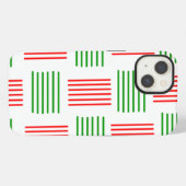Kerst Weefsel  iPhone Hoesje (Achterkant horizontaal)
