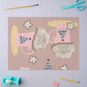 Kerst Weefsel Papier Cappuccino Koffie (Craft)