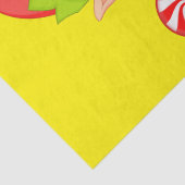 Kerst Weefsel Papier Elf Pepermunt (Detail)