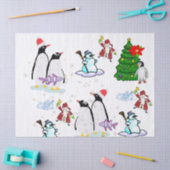 Kerst Weefsel Papier Pinguïn Sneeuwman Vis (Craft)