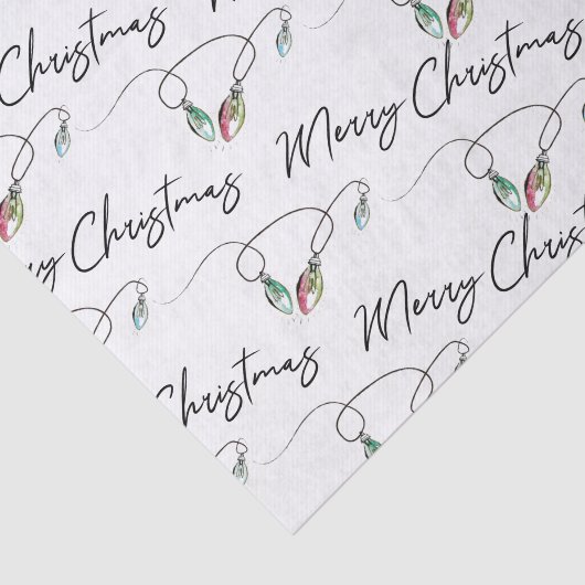 Kerst Weefselpapier Moderne Lichtdraad Tissuepapier (Detail)