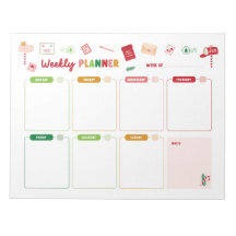 Kerst Weekly Planner Holiday Notitieblok