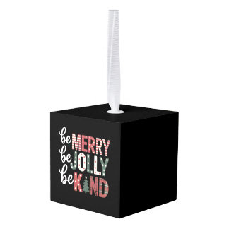 Kerst Wees aardig Leraar Vrolijk Kerstboom Jolly Decoratie