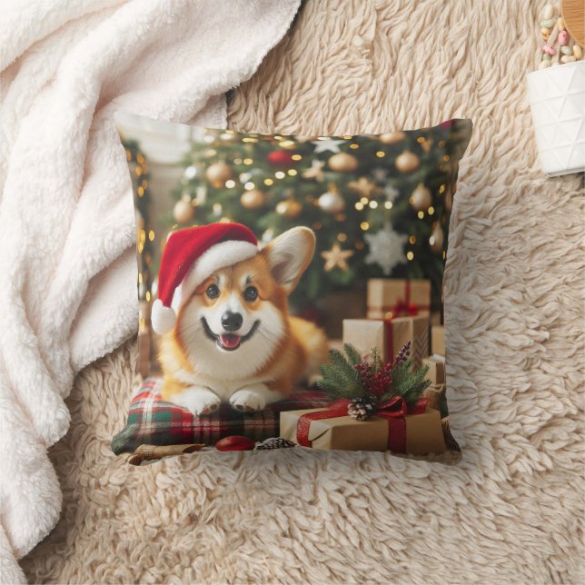 Kerst Welsh Corgi Pillow Kussen (Deken)