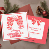 Kerst Wensen en Sfeer Feestdagenkaart