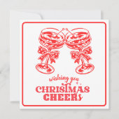 Kerst Wensen en Sfeer Feestdagenkaart (Voorkant)