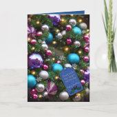 Kerst wenskaart Dank u van het bedrijfsleven Bedankkaart (Voorkant)