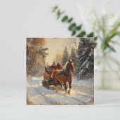 Kerst  Wenskaart Feestdagenkaart (Staand voorkant)