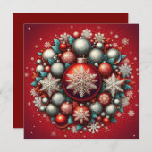 Kerst wenskaart! feestdagenkaart (Voorkant / Achterkant)