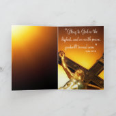 Kerst Wenskaart/Jezus is de reden Feestdagen Kaart (Binnen)