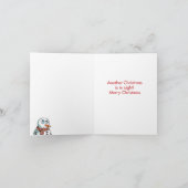 Kerst Wenskaart - Laser oogchirurgie Kaart (Binnen)