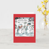 Kerst Wenskaart - Laser oogchirurgie Kaart (Gele Bloem)