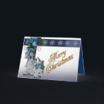 Kerst Wenskaart met sneeuwpop Feestdagen Kaart<br><div class="desc">Kerst Wenskaart met sneeuwpop. Aangepast en gepersonaliseerd voor uw gezin of bedrijf.</div>