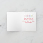 Kerst Wenskaart van ons tweeën Feestdagen Kaart (Binnen)