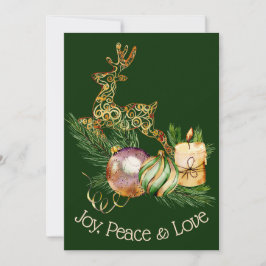 Kerst-Wenskaart voor dromen en decoraties Kaart