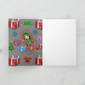 Kerst wenskaart voor iedereen persoon feestdagen kaart (Binnen)