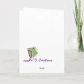 Kerst wenskaart voor tante feestdagen kaart (Achterkant)