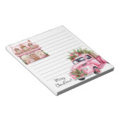 Kerst Wenskaarten Notitieblok (Schuin)