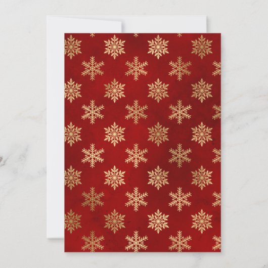 Kerst wenslijst sjabloon kaart (Achterkant)