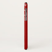 Kerst wenst u een vrolijk kerstmonogram Case-Mate iPhone case (Achterkant/links)