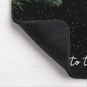 Kerst Wereld Bol Ornament Muismat (Hoek)