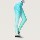 Kerst wervelende sneeuw leggings (Rechts)