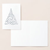 Kerst werveling boom mooi folie kaarten (Display)