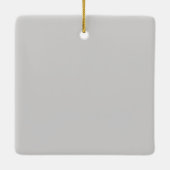 Kerst Westie met besneeuwde bomen ornament (Achterkant)