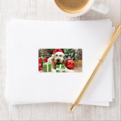 Kerst - Wheaten Terrier - Bailey Etiket (Insitu)