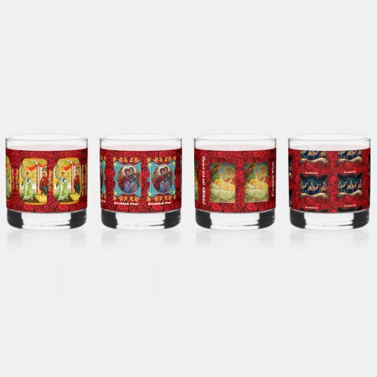 Kerst Whiskey bril Whisky Glas (Links)