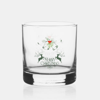 Kerst Whisky Glas Set – Merry & Bright Barware