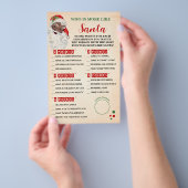 Kerst Wie is het meest als Santa Game Kaart (Hand)