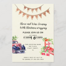 Kerst wijn en kaas inzamelingsactie