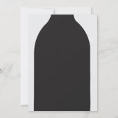 Kerst Wijn Fles Feest Kaart (Achterkant)