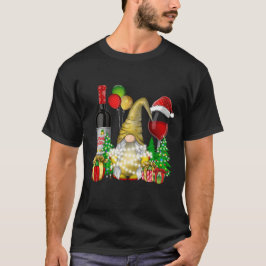 Kerst Wijn Gnomes voor Xmas Cheer T-shirt