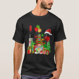Kerst Wijn Gnomes voor Xmas Cheer T-shirt