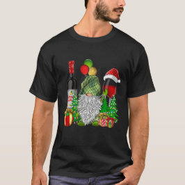 Kerst Wijn Gnomes voor Xmas Cheer T-shirt